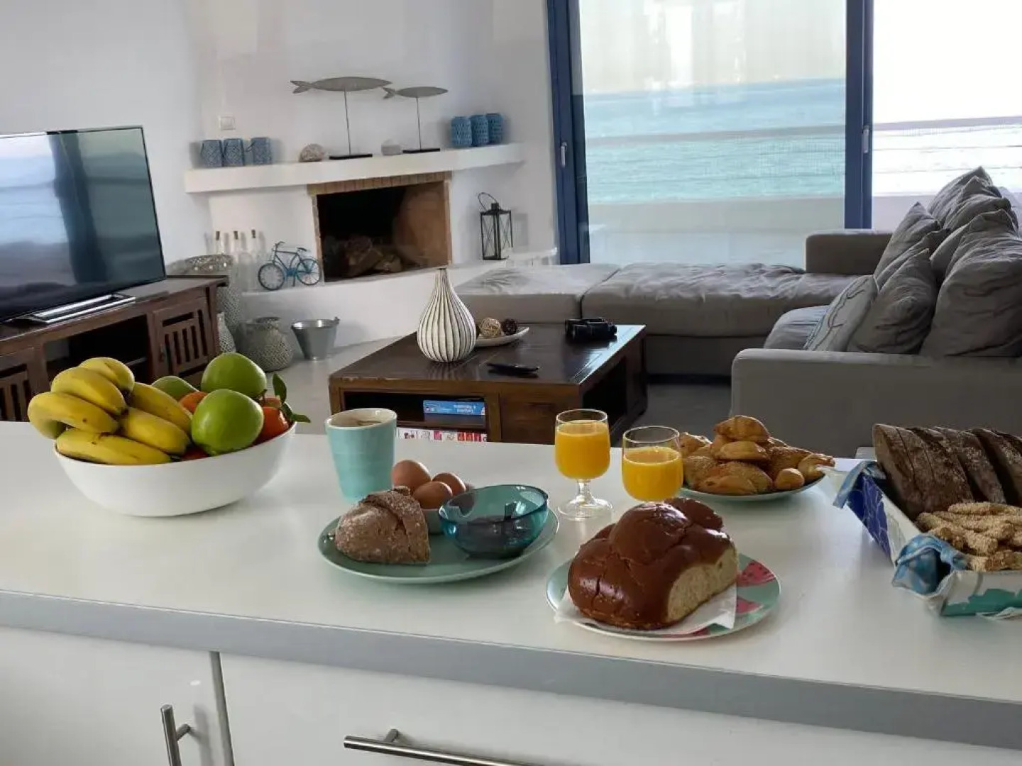 NV pool villa Aegina 1