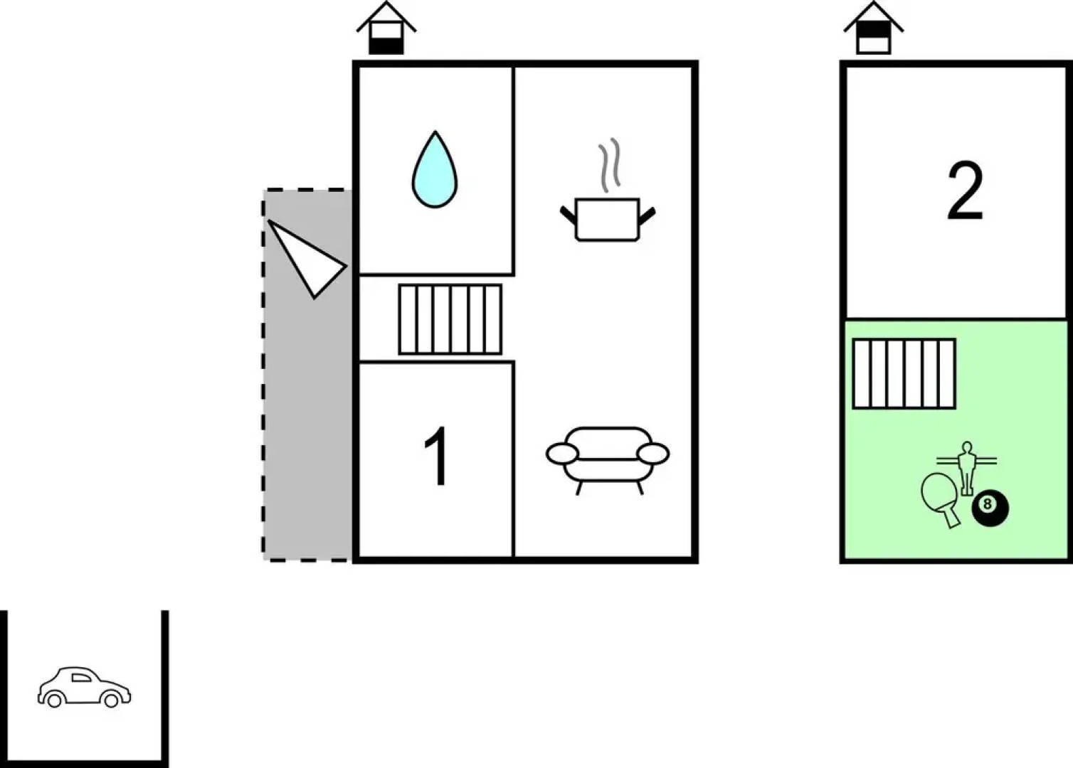 Stunning Home in Alt Schwerin With 2 Bedrooms and Wifi