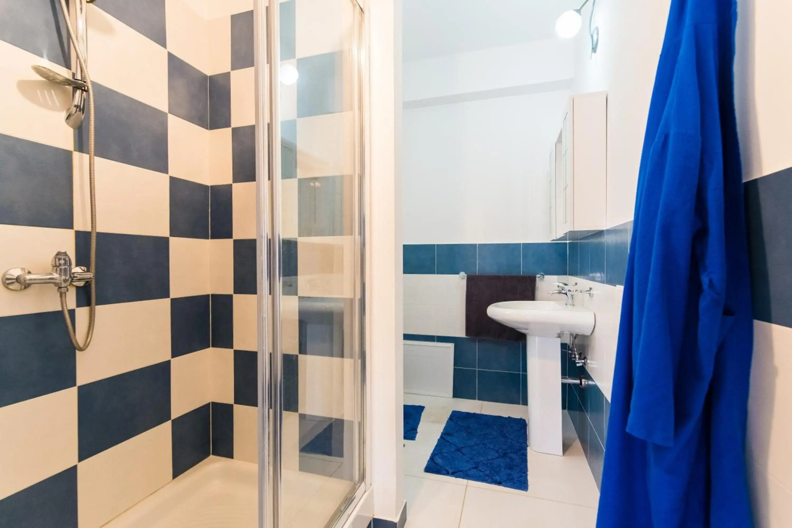 Apartment window on the sea