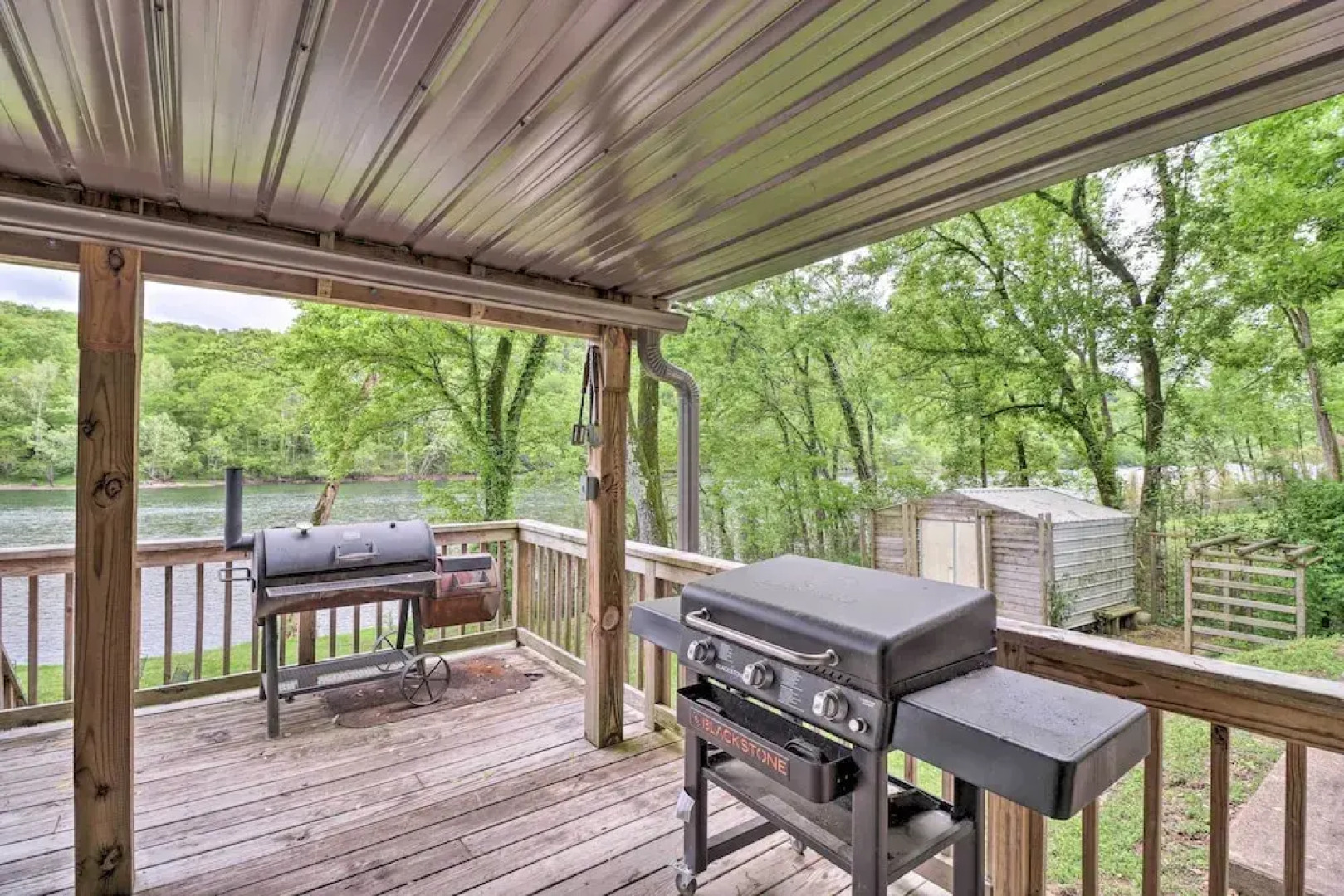 Expansive Cotter Cabin on White River w/ Deck!