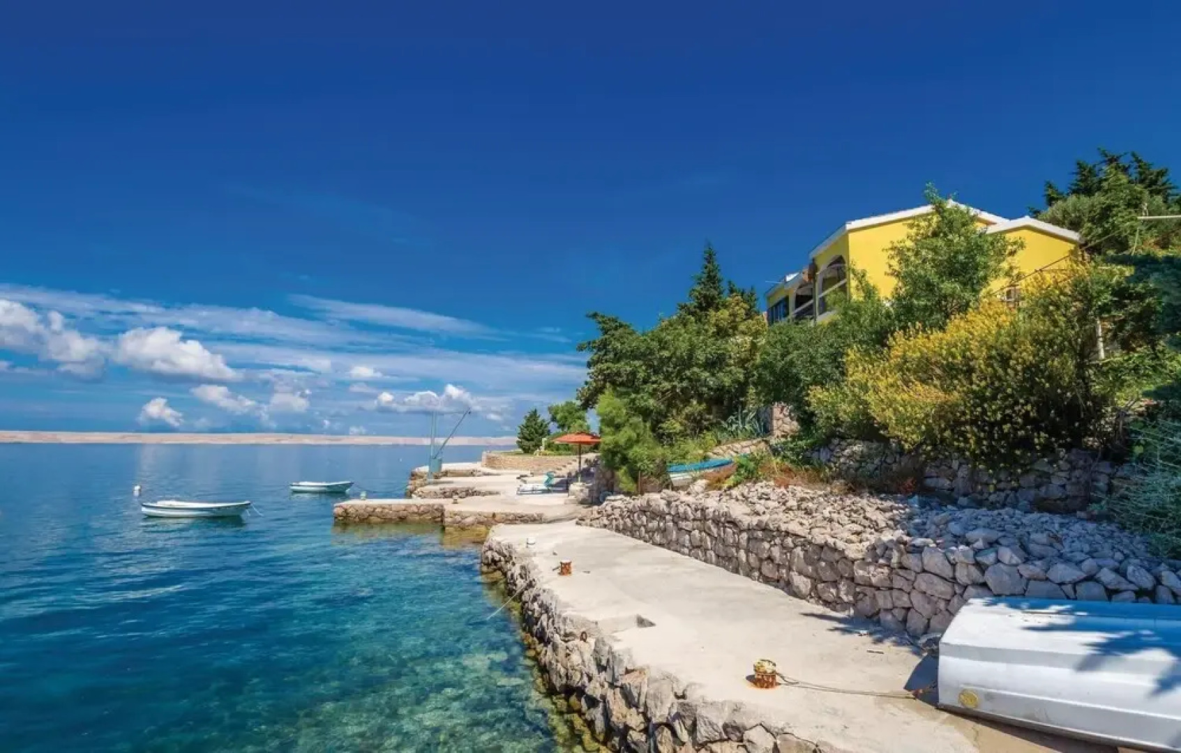 Beautiful Apartment in Baric Draga With 1 Bedrooms and Wifi