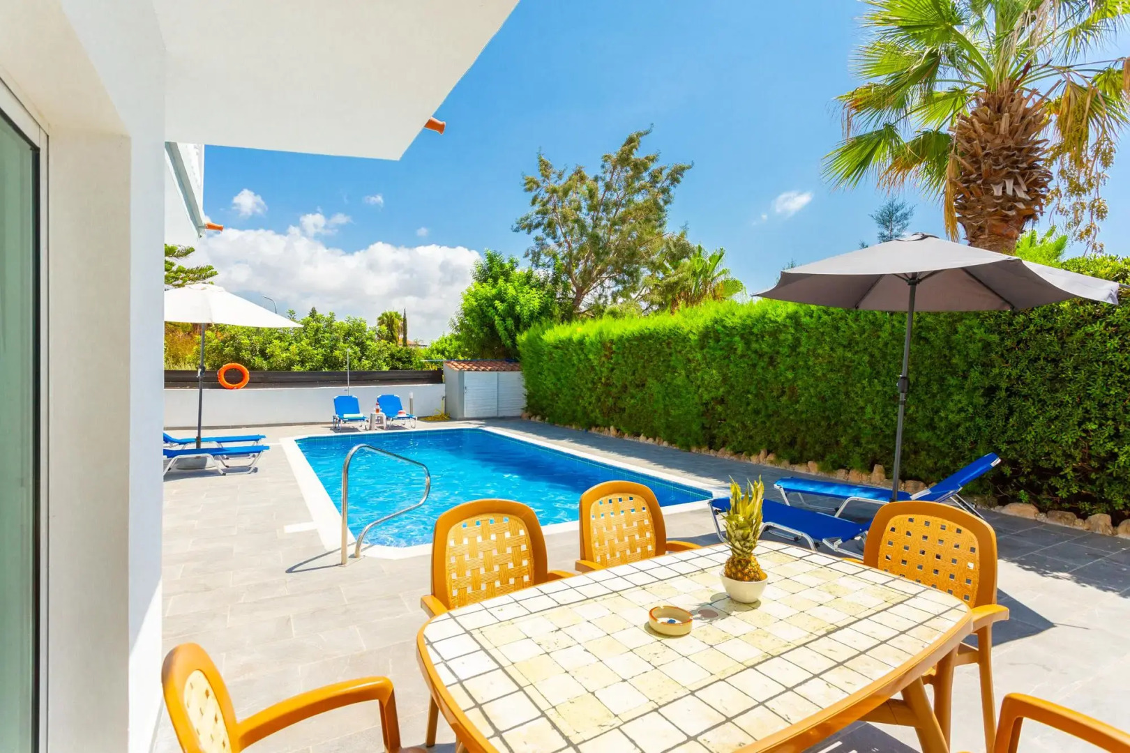 Villa Zenon Large Private Pool Walk to Beach Sea Views A C Wifi Car Not Required - 2222