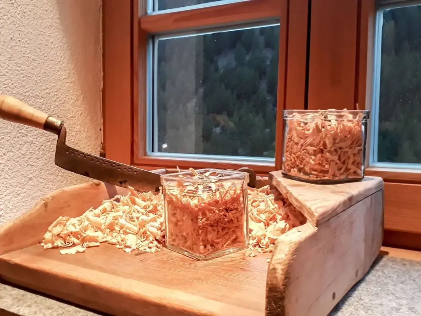 Beim Holzschnitzer Zwieselstein