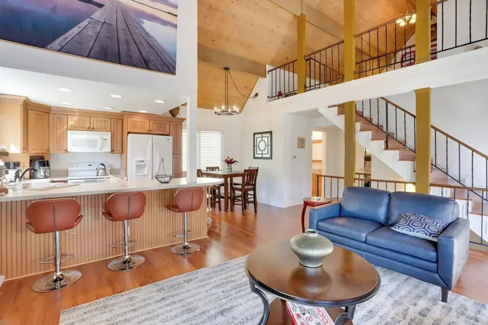 Lake & Mountain-view Home: Walk to Downtown!