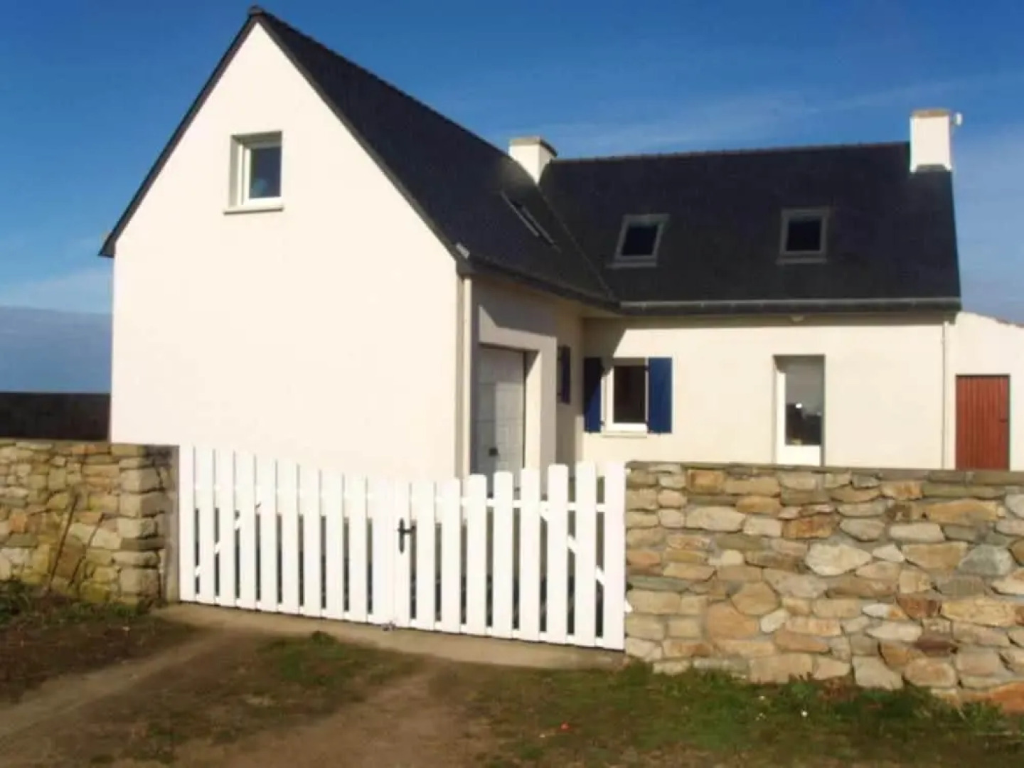 House With 3 Bedrooms in Plozévet, With Wonderful sea View, Furnished Garden and Wifi