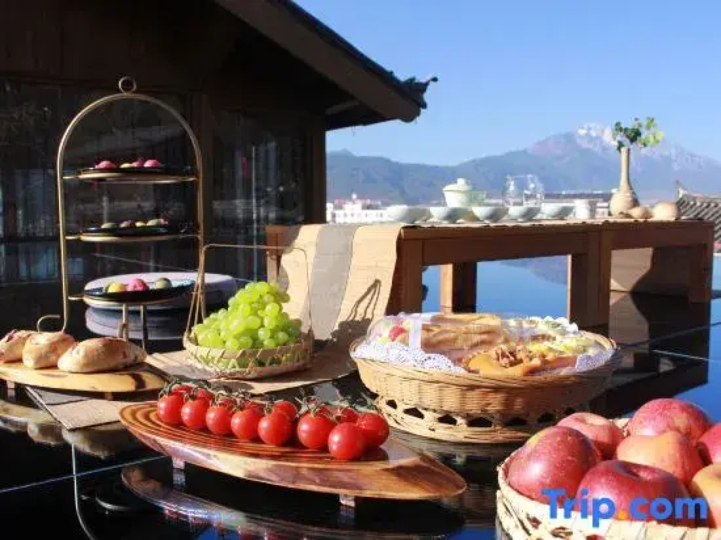 Floral Lijiang Ancient City Banshan Yunfu Luxury Designer Meisu