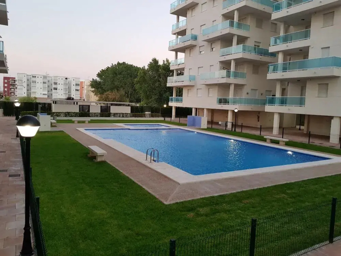 Apartment with 2 Bedrooms in Piles, with Wonderful Sea View And Pool Access - 500 M From the Beach