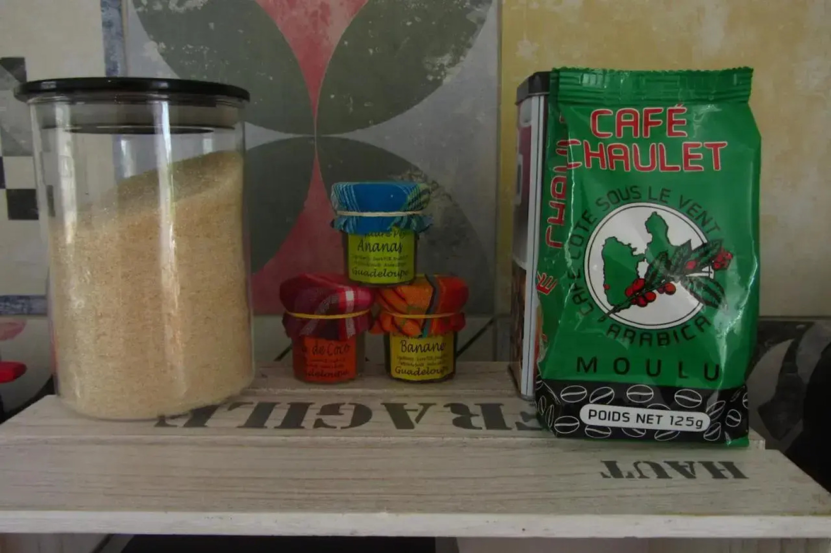 Or bleu-Bungalow volcan Soufriere-Vue sur mer