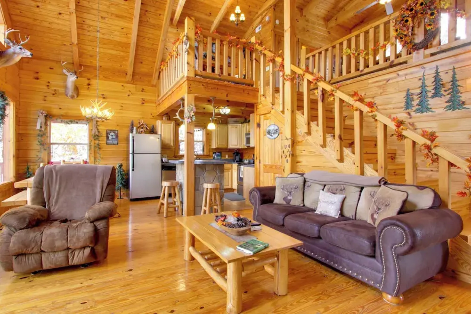 Secluded Smoky Mountain Cabin w/ Wraparound Deck!