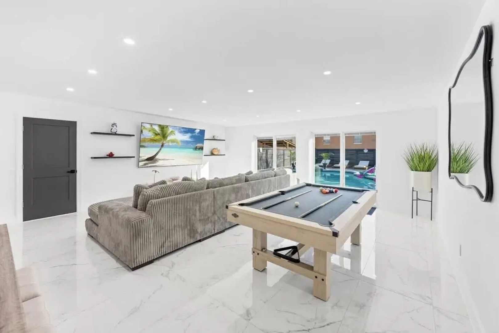Luxury poolside paradise