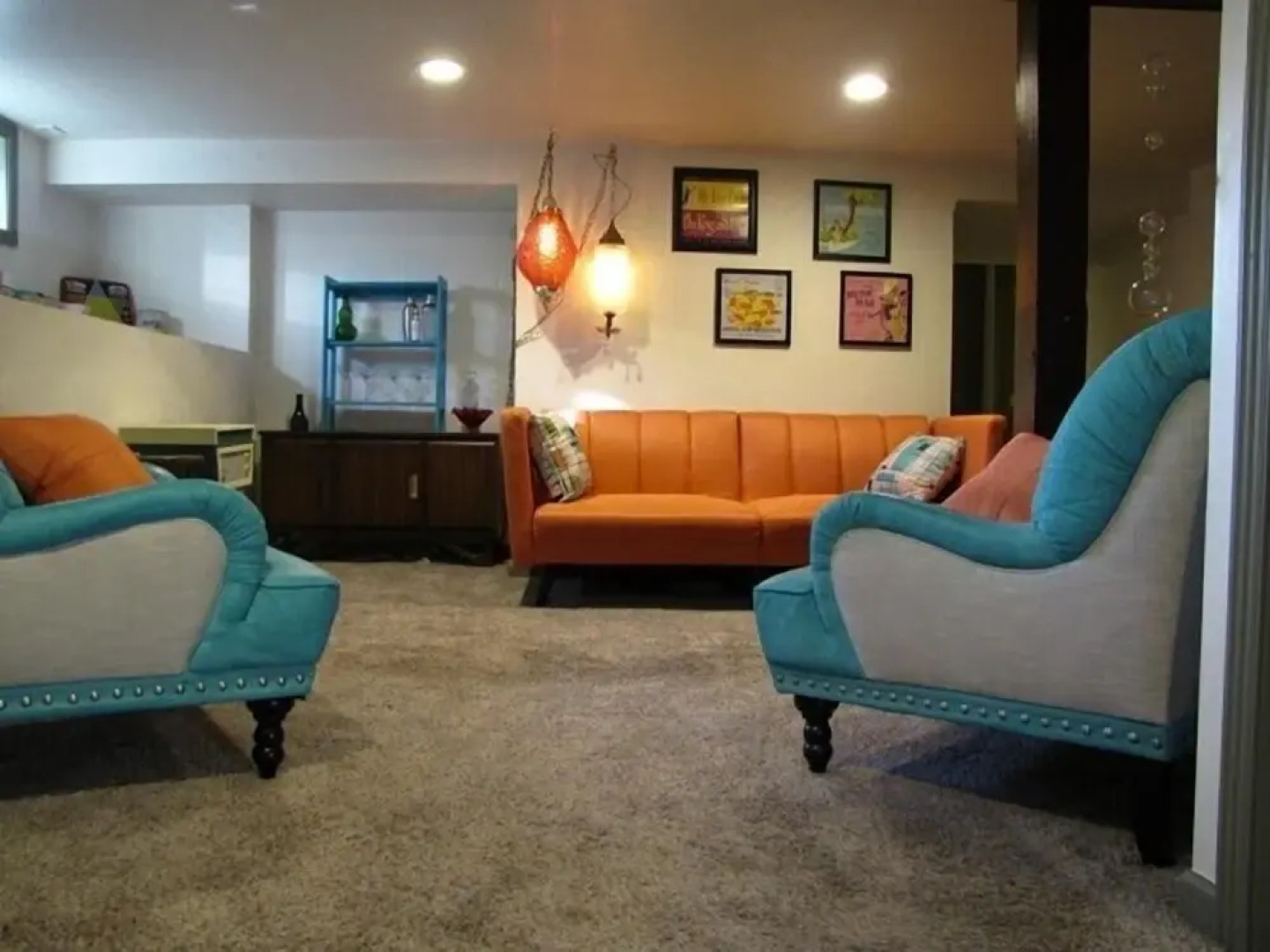 Retro-inspired Downtown Loveland Apartment