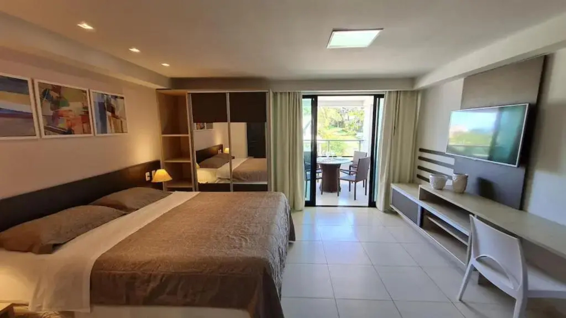 Tabatinga Residence Flat Nord Luxxor - Pé na areia