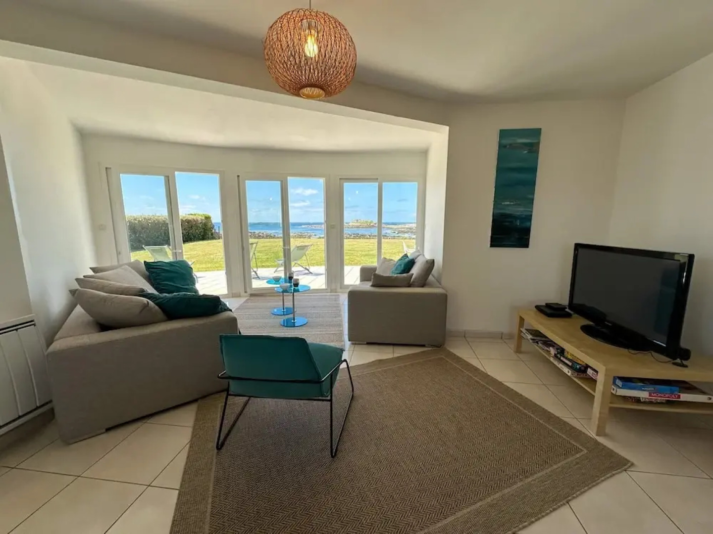 House in Ploudalmezeau With Beach Access