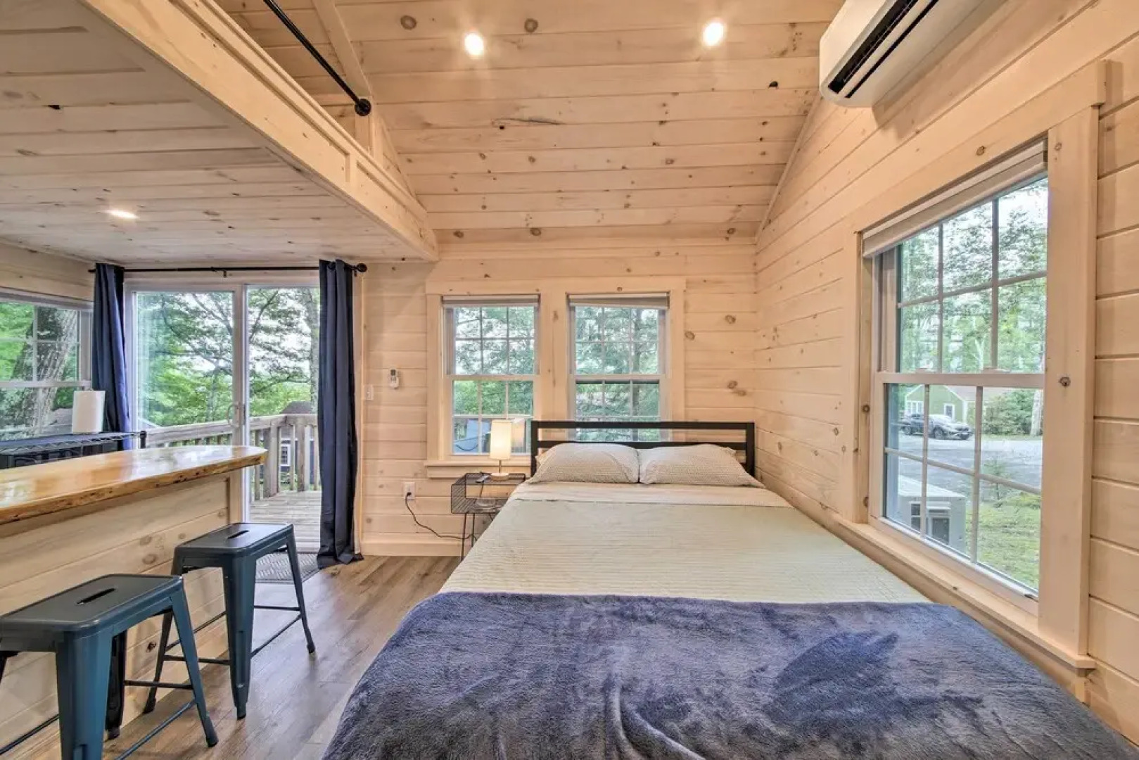 Idyllic Edgecomb Forest Studio w/ Deck & Balcony!