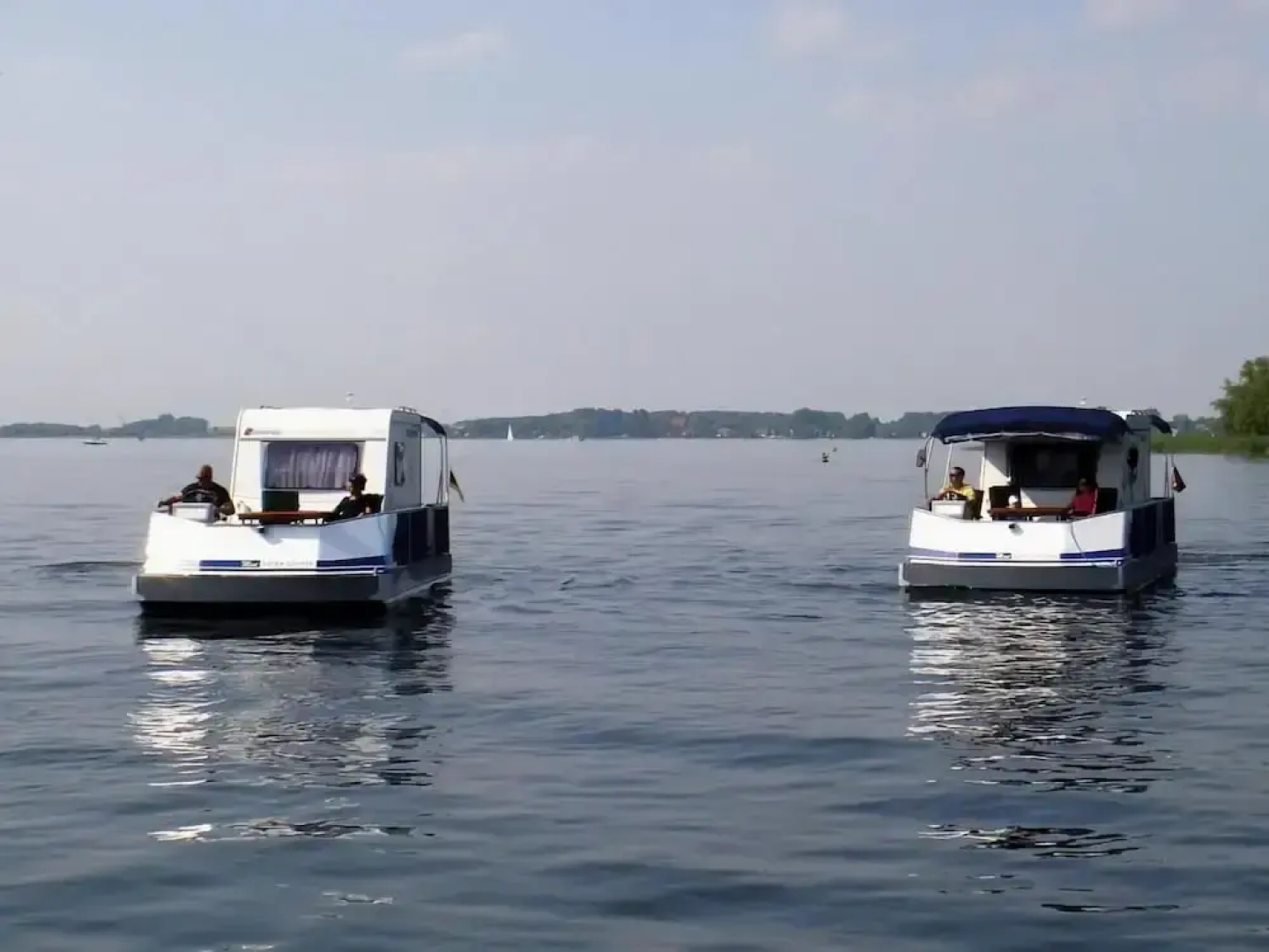 Houseboat on the Peene, Demmin