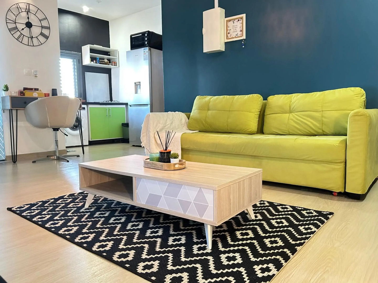 Charmant appartement avec terrasse, vue sur lagon