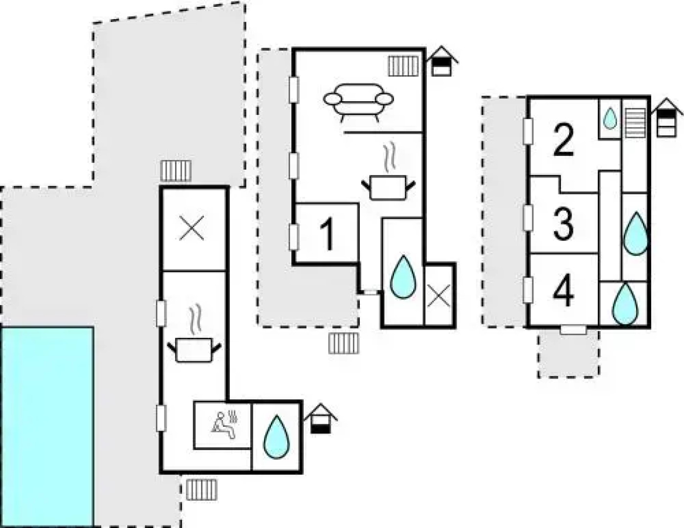 Four-Bedroom Holiday Home in Milna