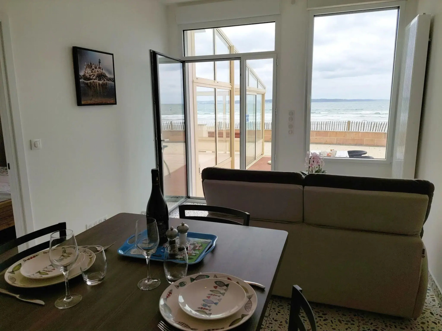 Apartment in excellent location, direct access to the beach, Plonévez-Porzay