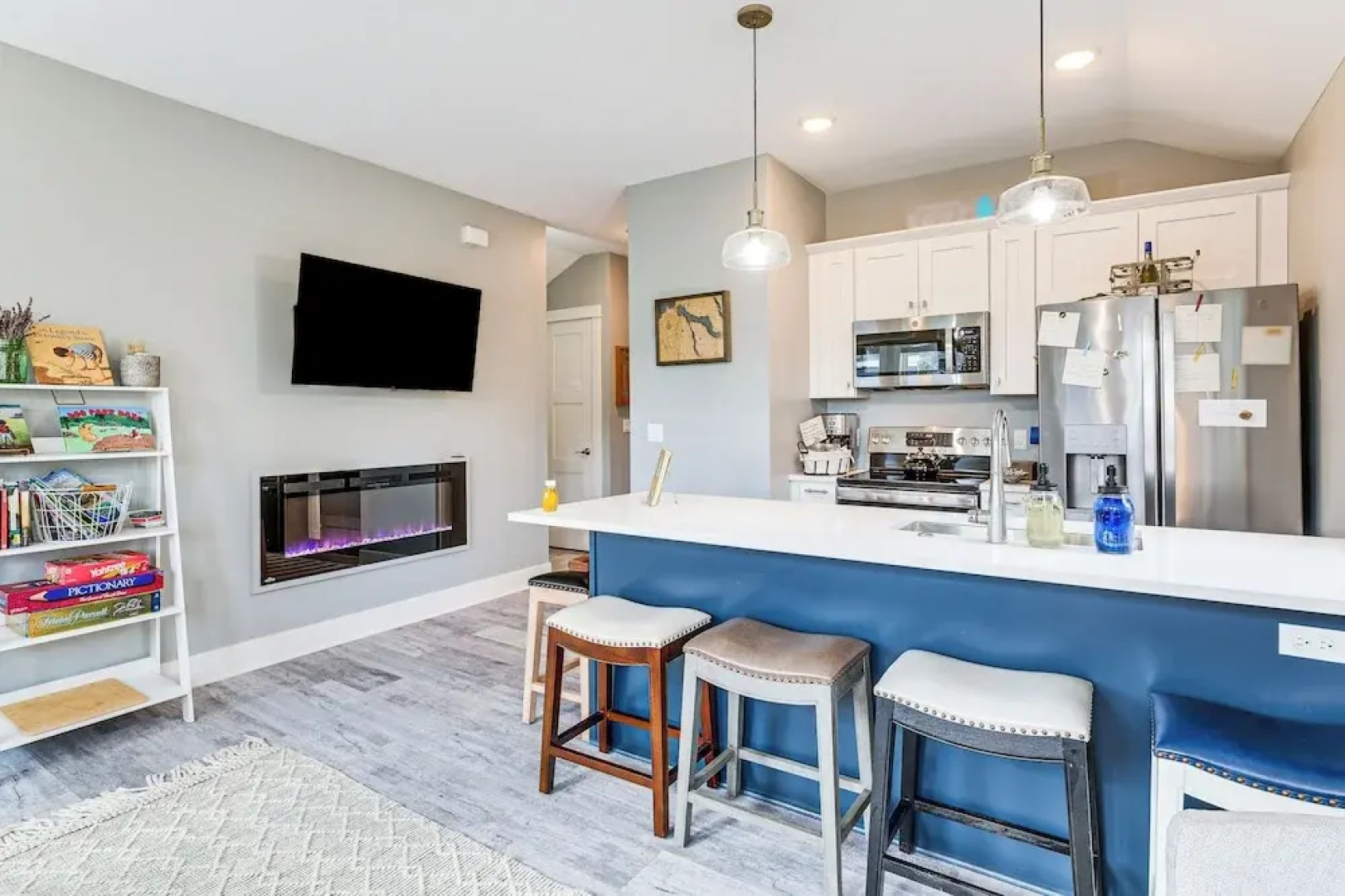 Walk to Dtwn: Charlevoix Condo w/ Fireplace