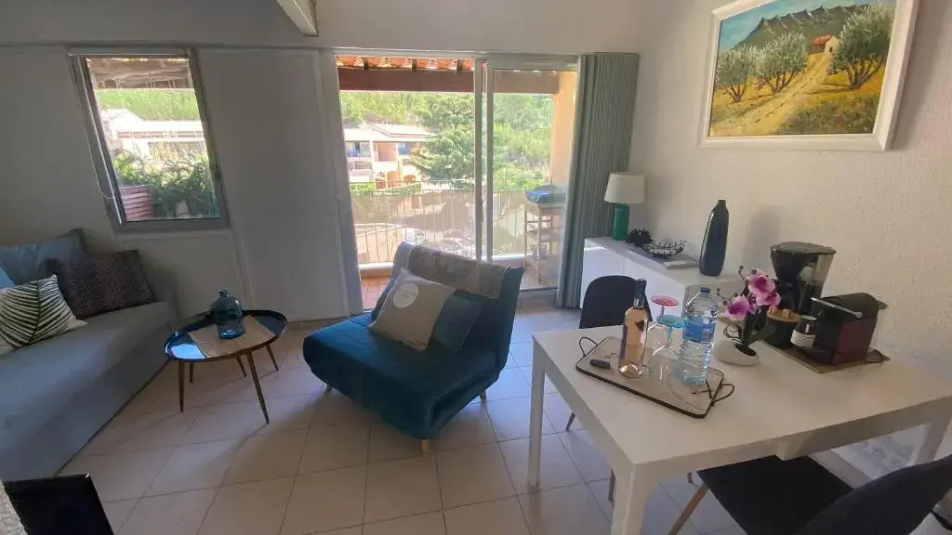 Golfe St Tropez Magique T2 duplex vue mer piscine, garage