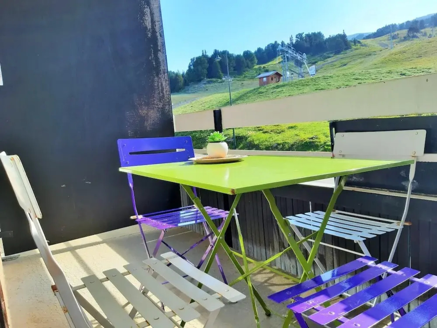 Studio in Chamrousse, with Wonderful Mountain View And Balcony - 100 M From the Slopes