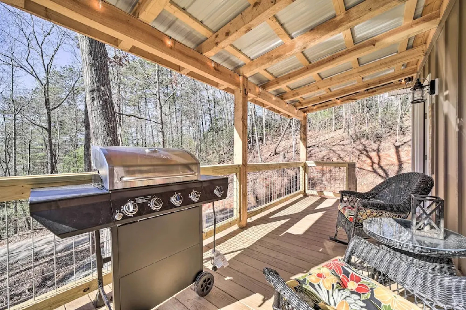 Modern Cabin w/ Fire Pit < 3 Mi to Trails!