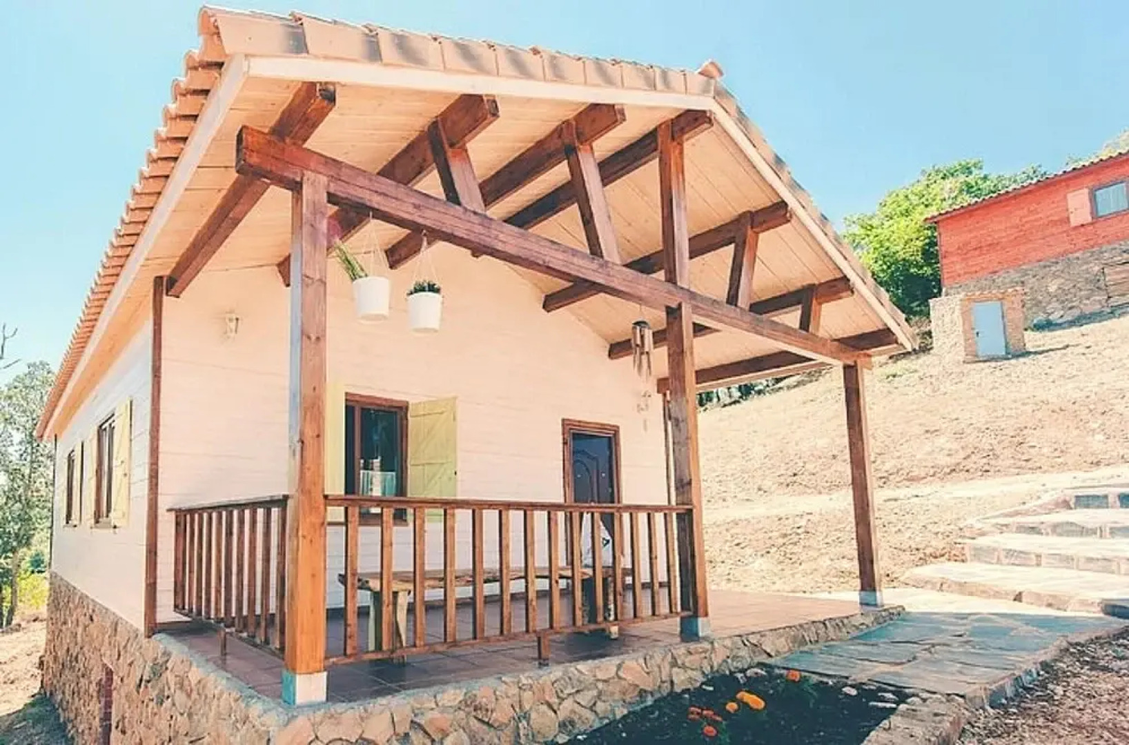 House With 2 Bedrooms in Cañamero, With Wonderful Mountain View, Pool