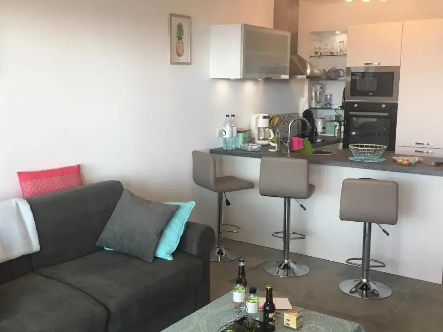 Appt vue mer Baie Ajaccio PietroBeach à 25m d'une crique magnifique