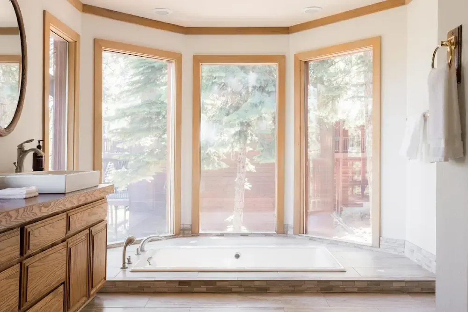 Wildwood by AvantStay   Cabin w/ 3 Decks, Ping Pong, Fire Pits, & Outdoor Grill