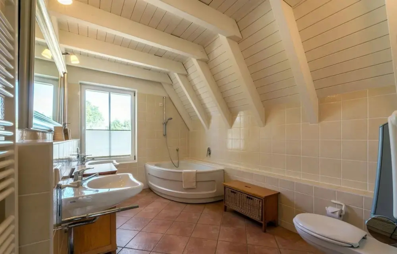 Reetdachhaus in Krienke