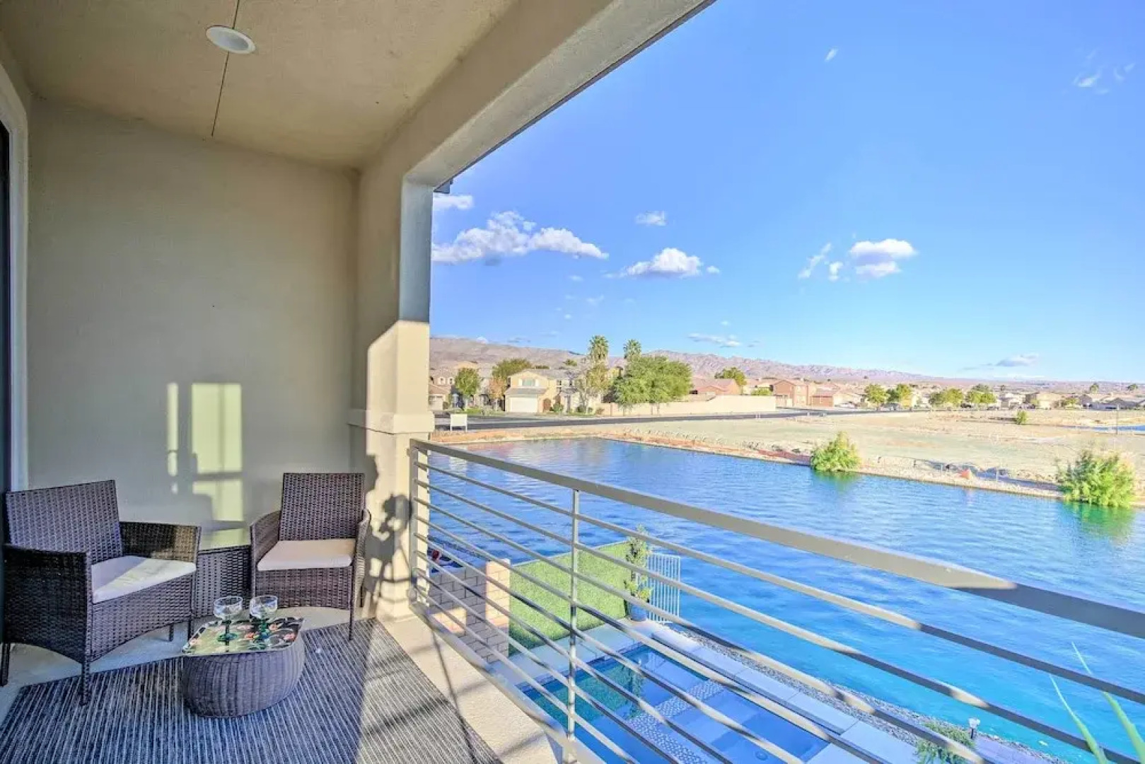Lakefront Indio Villa: Private Pool & On-site Golf