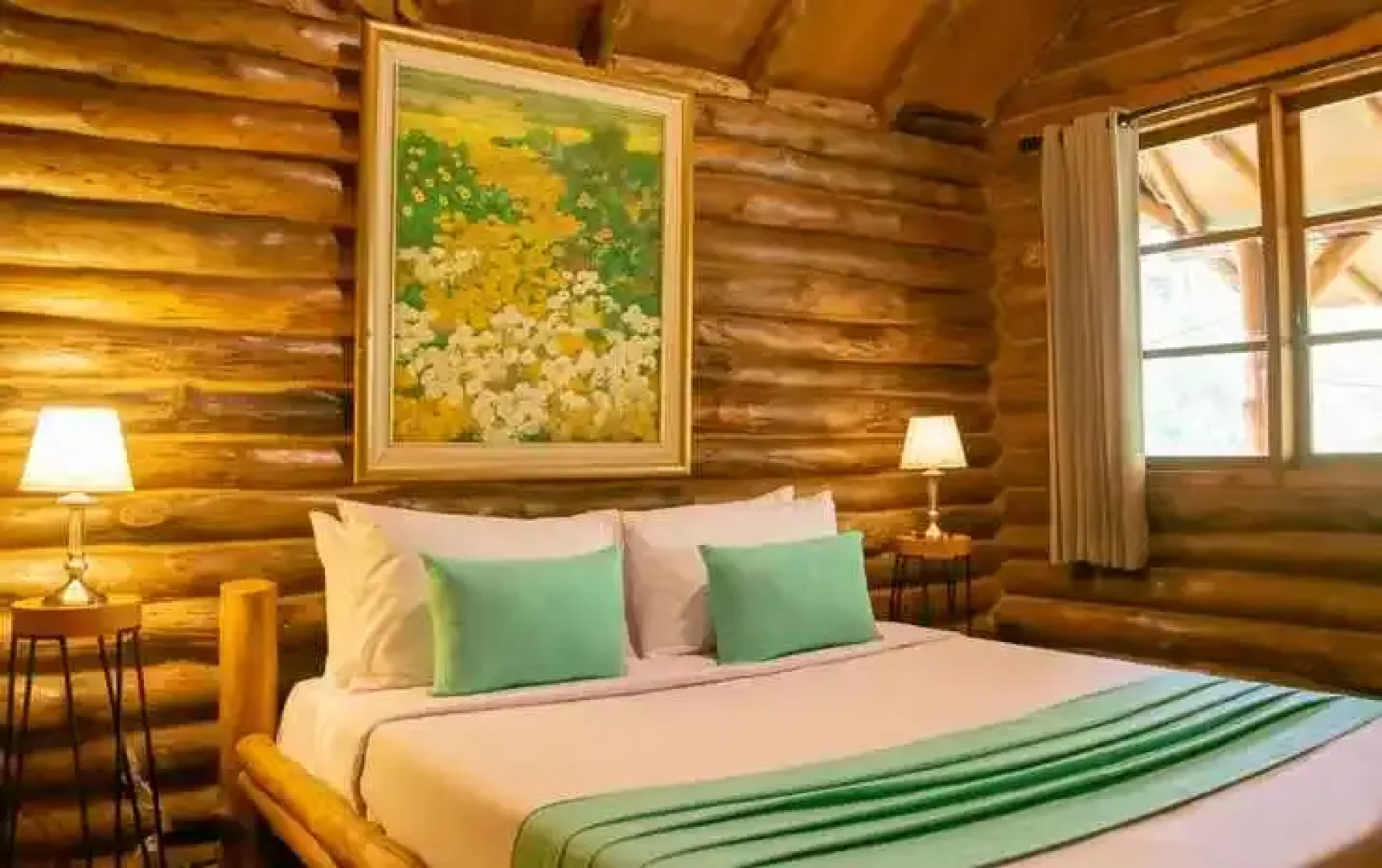Log Home Villa Taman Wisata Bougenville