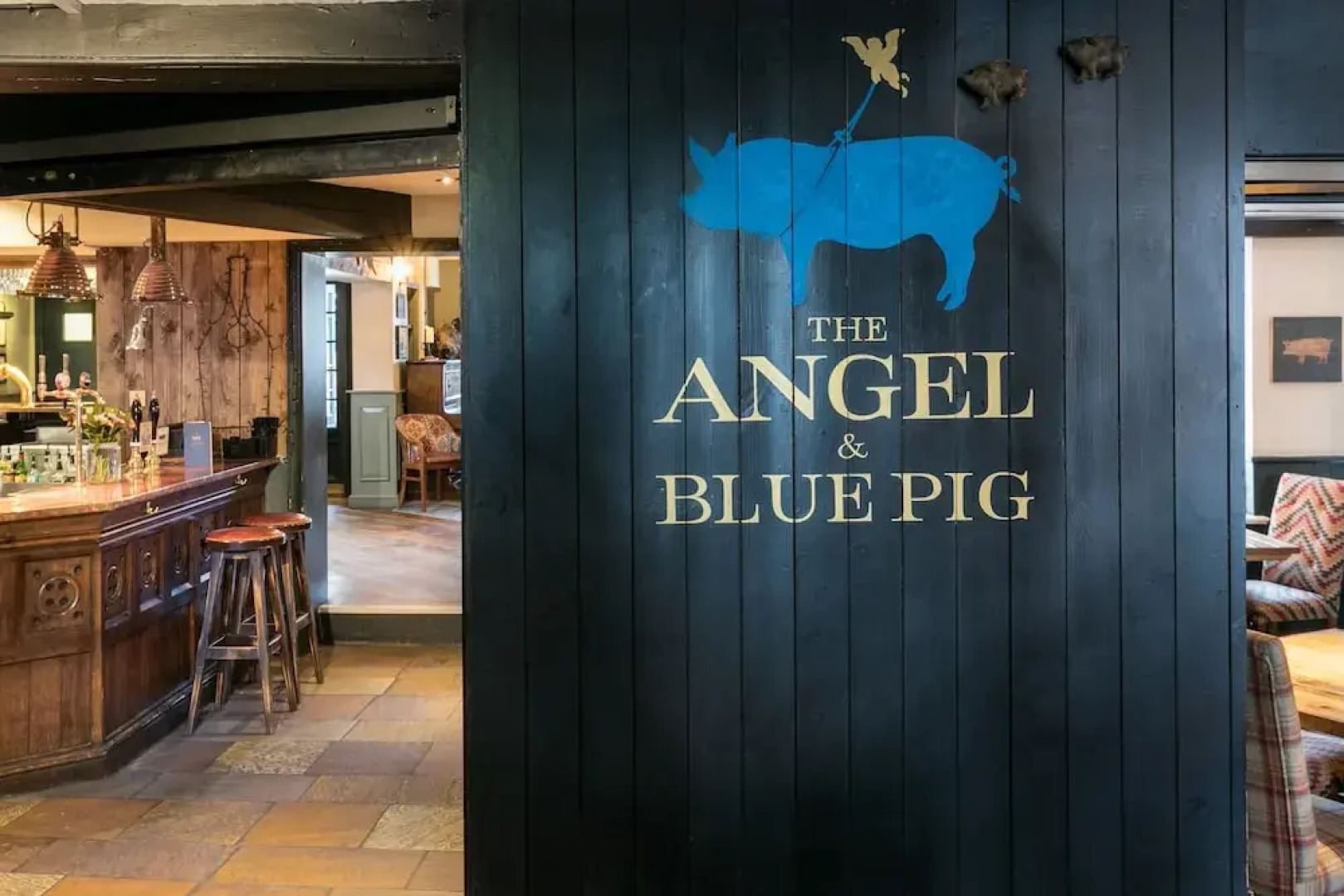 Angel and Blue Pig