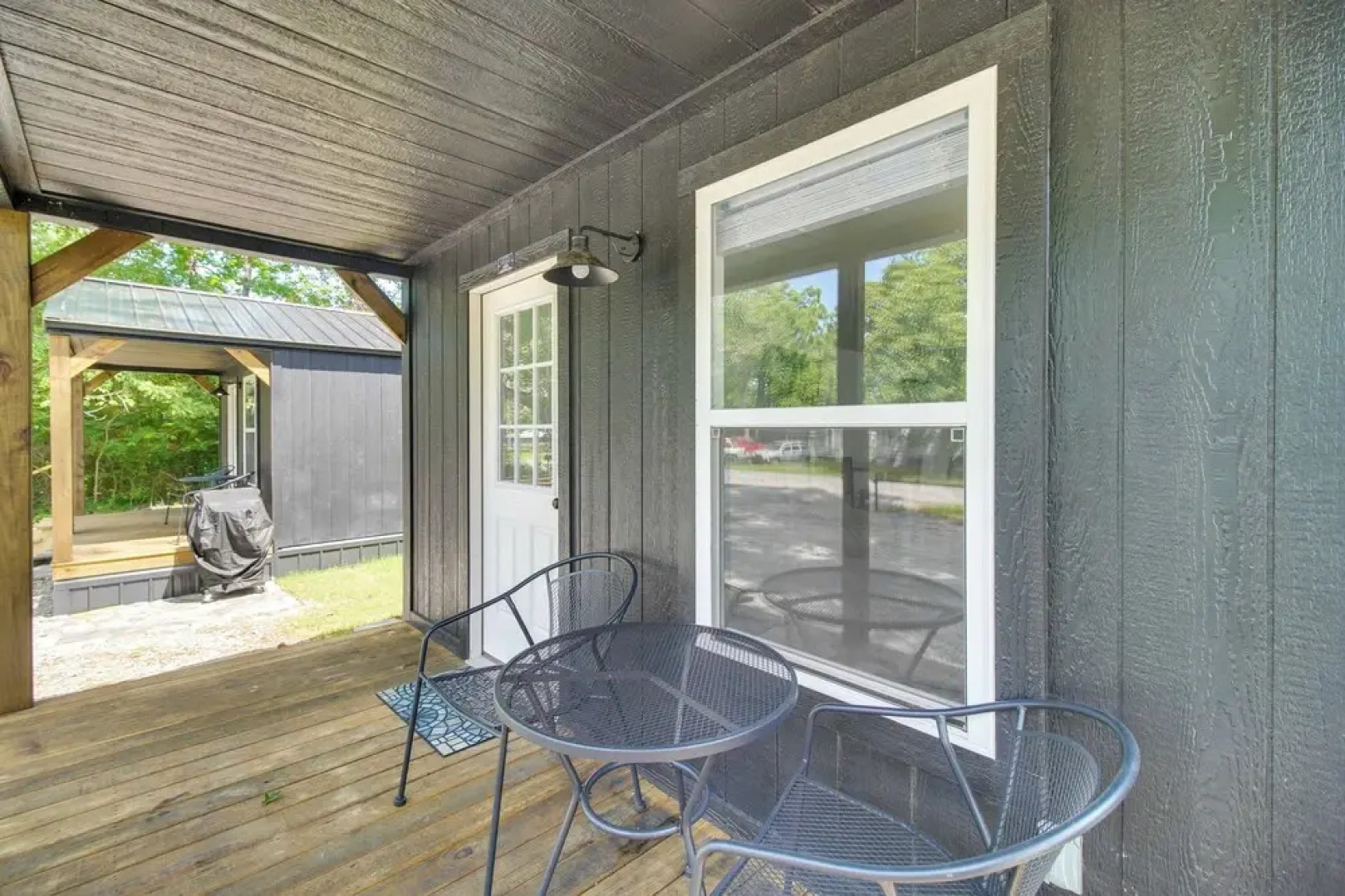 Walk to Lake: Cozy Grove Cabin w/ Fire Pit