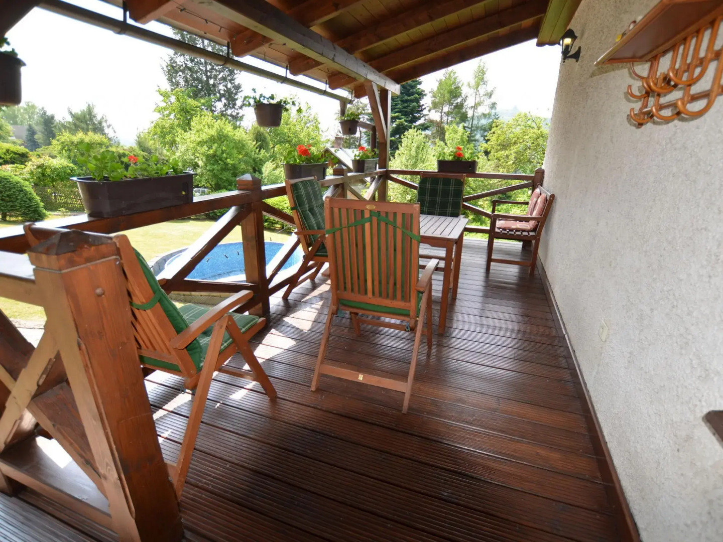 House With the Pool and Fenced Garden, Great View at Trosky Castle