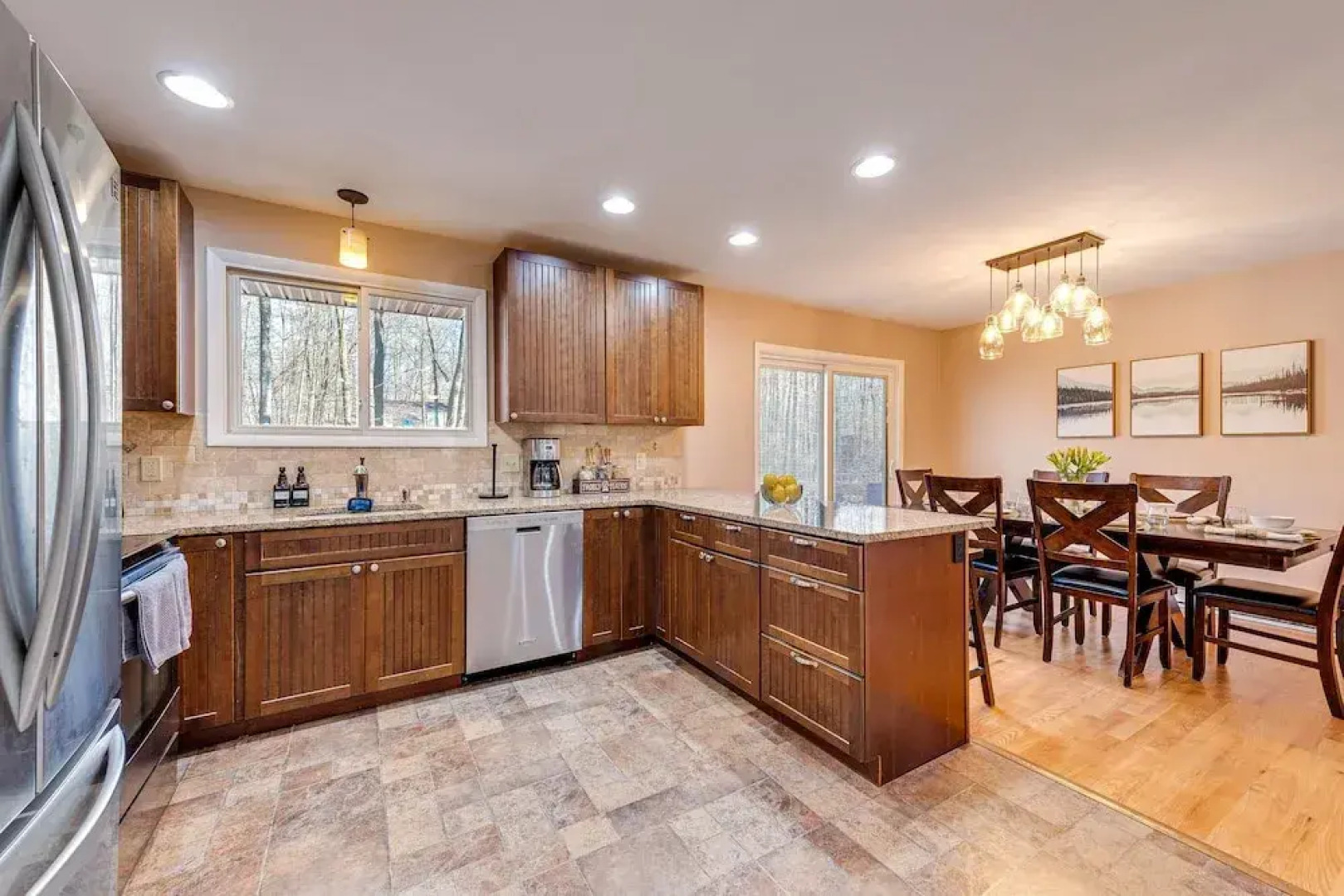 Game Room & Fire Pit: Chic Pocono Pines Home!