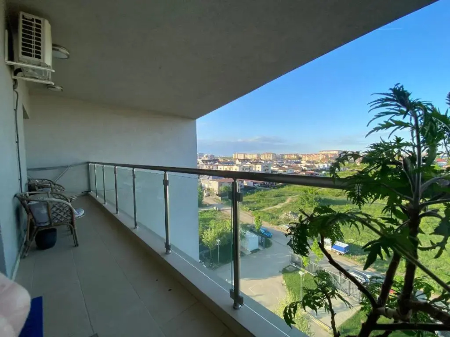 New building with private parking, big balcony and a stunning view