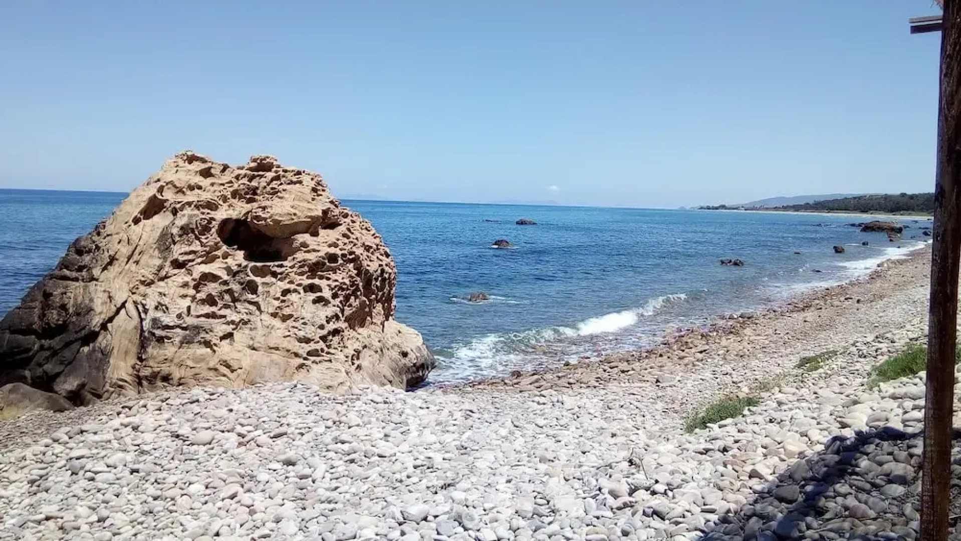 House With one Bedroom in Caronia, With Wonderful sea View, Shared Pool, Enclosed Garden