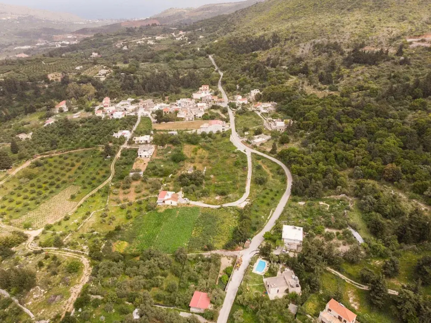 Villa Aloni-traditional Stone Villa With Nice View,pool and Garden