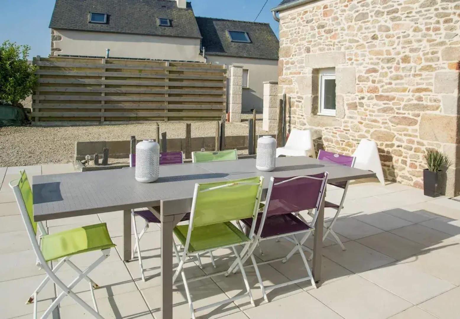 House With 3 Bedrooms in Plougoulm, With Enclosed Garden and Wifi