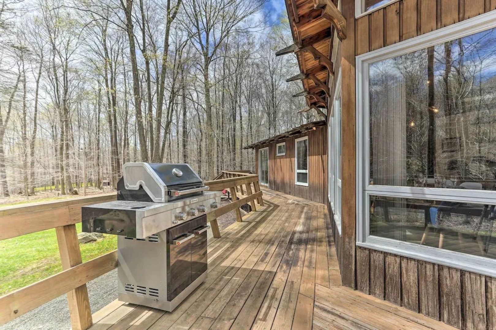 Walk to Big Bass Lake: Family Home w/ Deck!