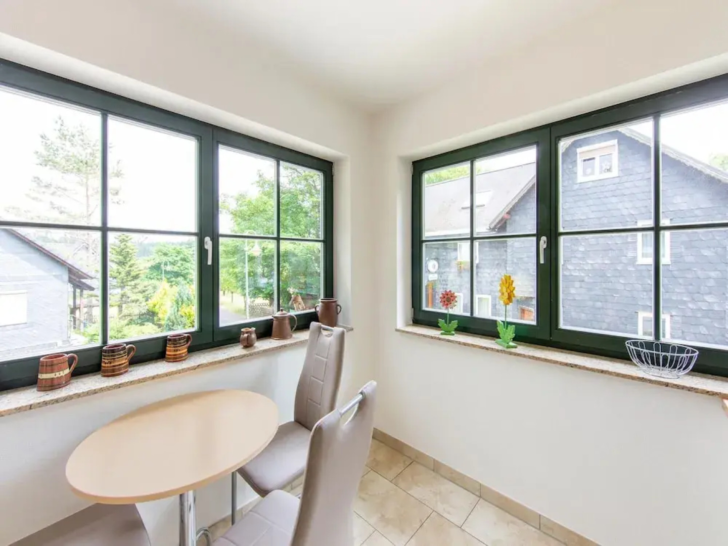 Spacious Semi-detached House With Wood Stove Located Directly on the Rennsteig