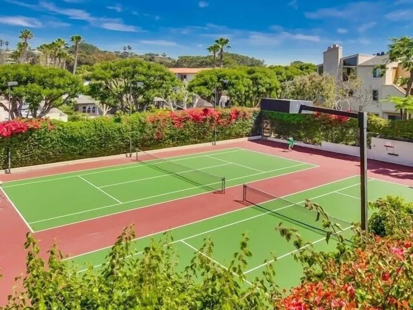 Beachfront Townhome in Solana Beach features Private Den SS166 by RedAwning