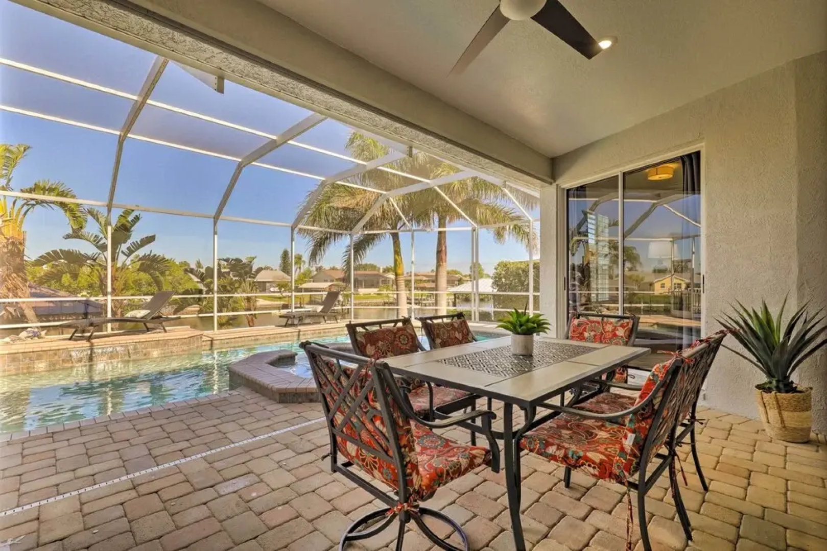 Heated Pool/spa & Dock: Apollo Beach Home on Canal