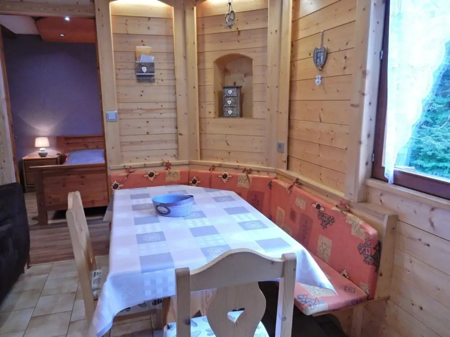 Wooden Chalet, Skiing in the Winter Season