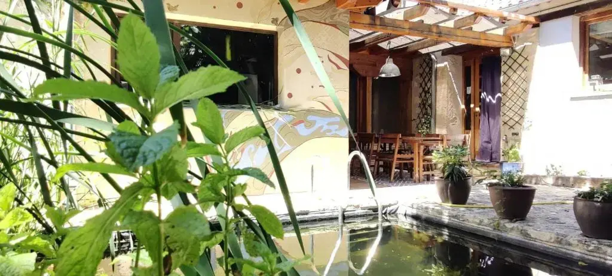 Viento de Ladera Piscina Natural Y Jacuzzi Ext