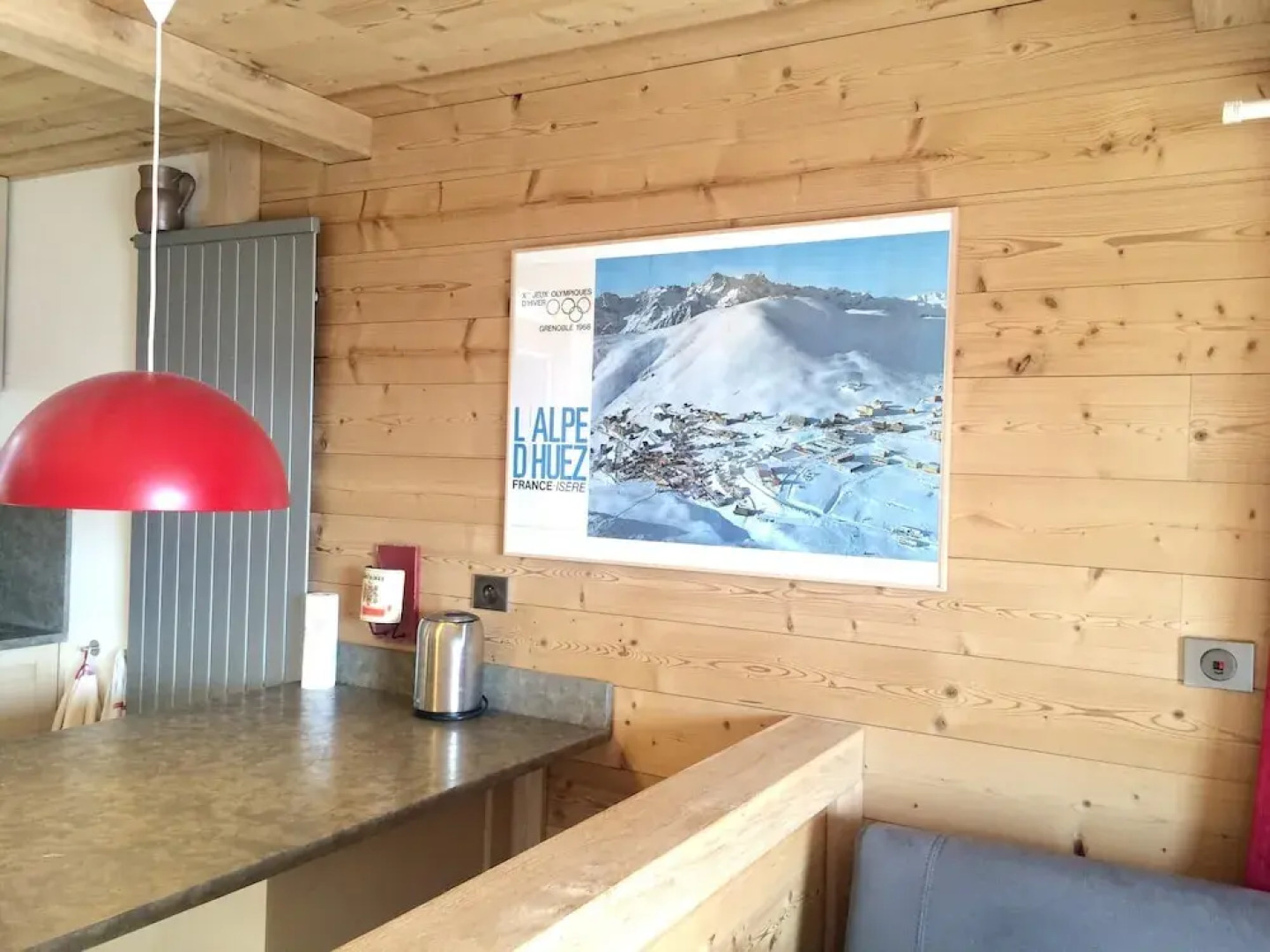 Apartment With one Bedroom in Huez, With Wonderful Mountain View and F