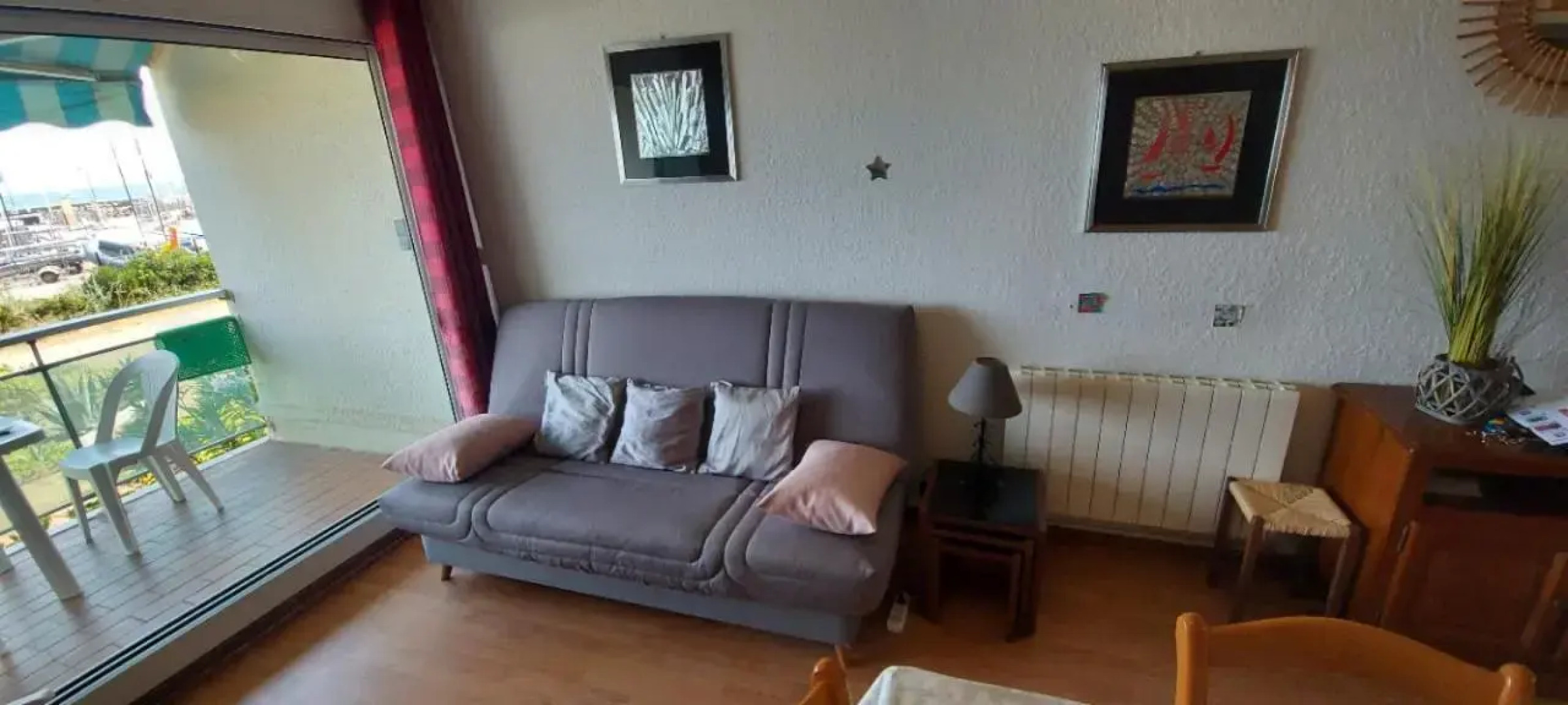 T3 Carnon, 1ère ligne 50m plage terrasse parking