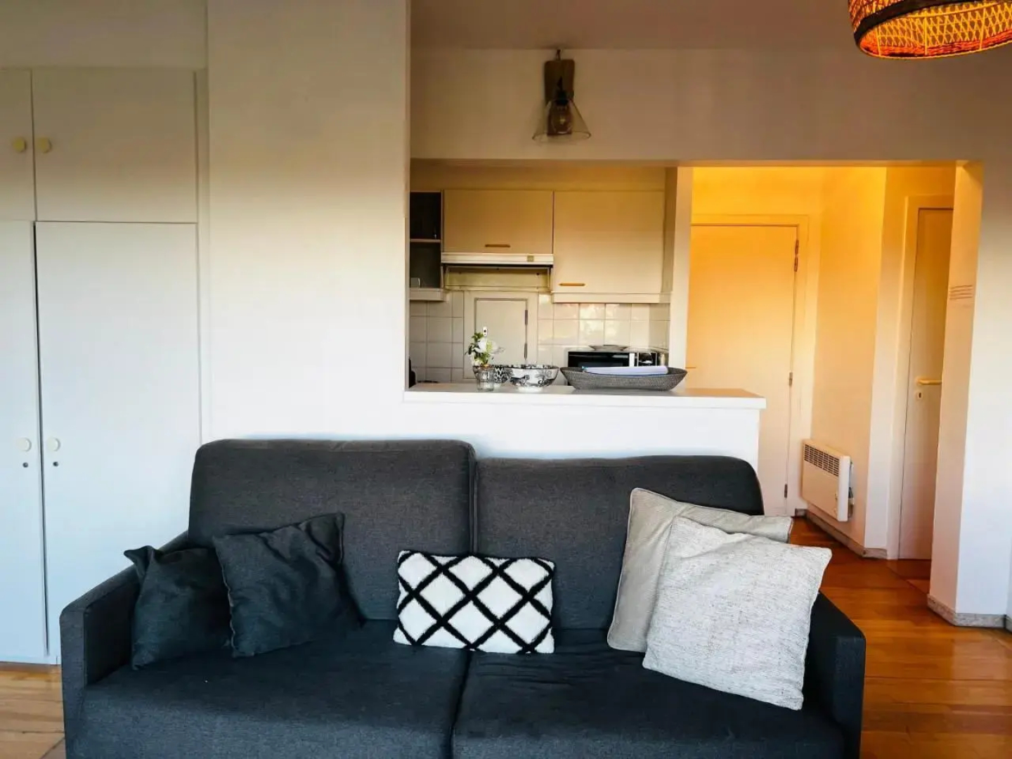 La perle du Nord studio met meer, strand en zwembad