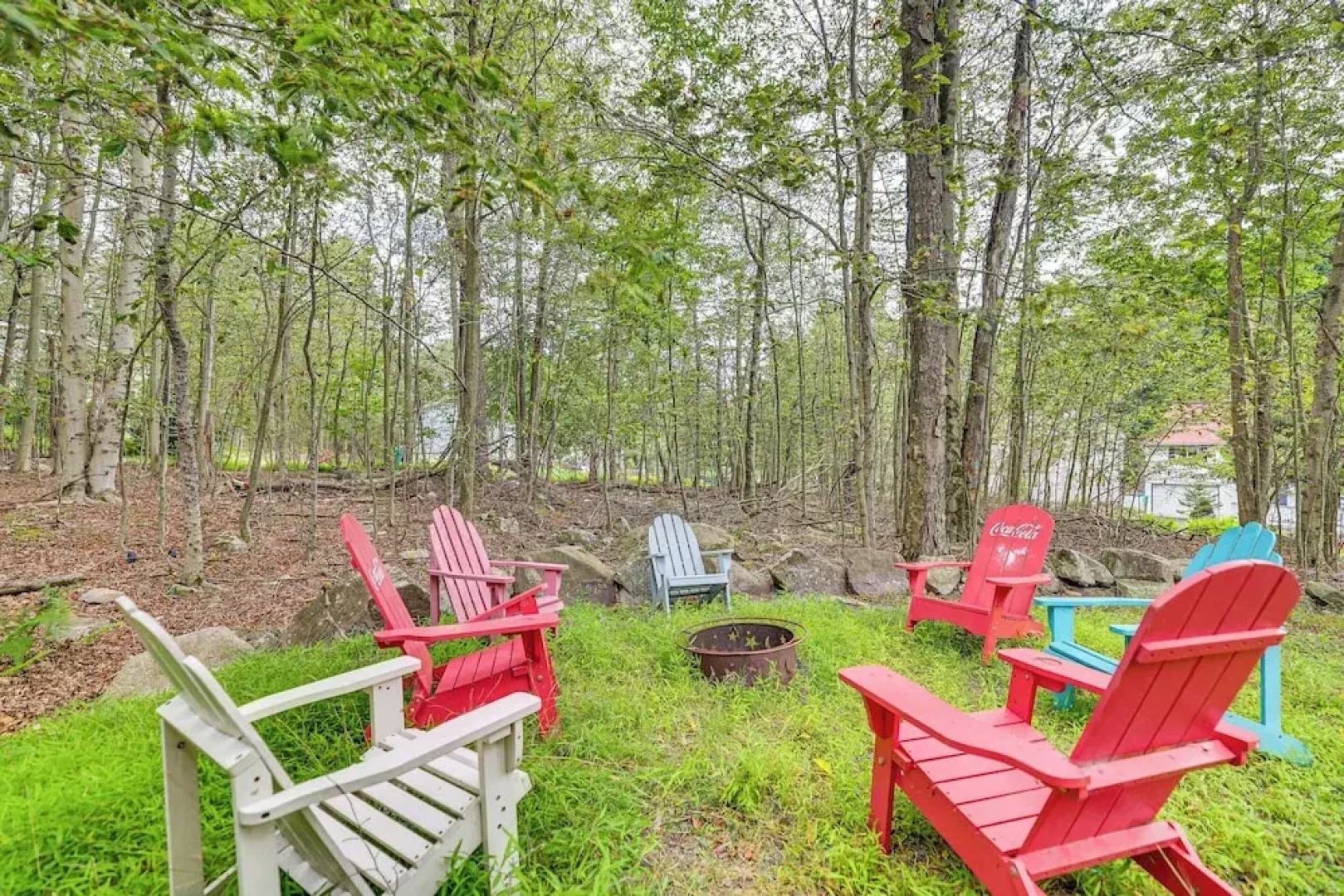Wooded Tobyhanna Home w/ Fire Pit & Lake Access!
